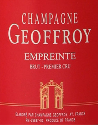 Champagne GEOFFROY: Cuvée EMPREINTE 2016 Brut Premier Cru