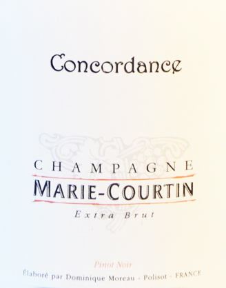 Champagne MARIE-COURTIN: Cuvée CONCORDANCE Extra Brut without SO2 added